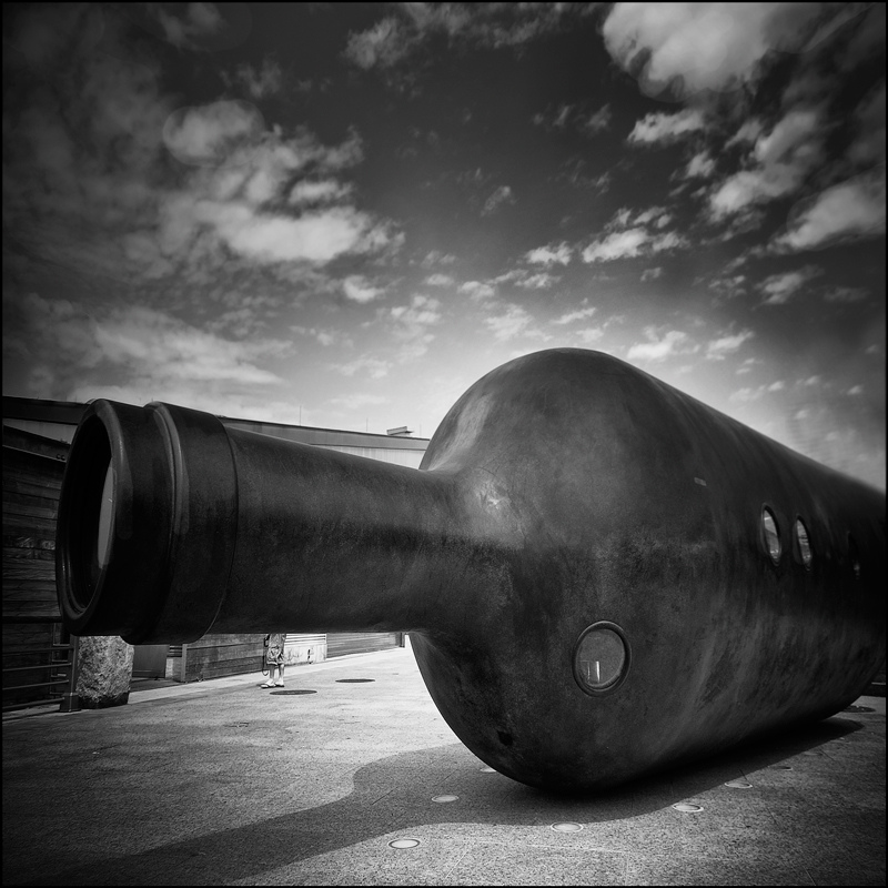 The bottle and the photographer